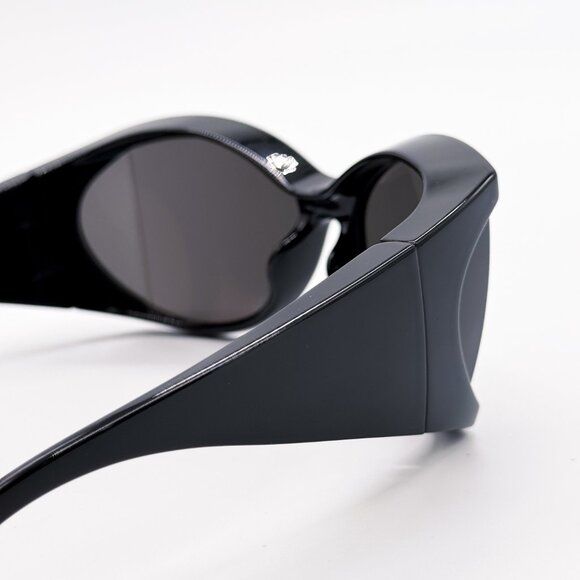 NEW BALENCIAGA BB0154S 001 UNISEX SUNGLASSES BALENCIAGA GOOGLES EYEWEAR - Picture 7 of 11